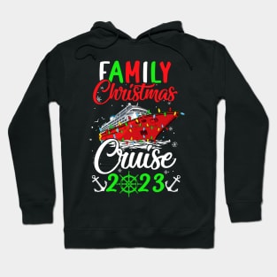 Family Christmas Cruise 2023 Squad Xmas Funny Cruising Lover Hoodie